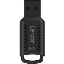 Lexar 64GB V400 Siyah 100 MB S 3.0 USB Flash Bellek Siyah