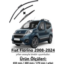 Inwells Fiat Fiorino 2008-2024 Ön ve Arka Silecek Seti