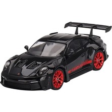 Gt Porsche 911 (992) Gt3 Rs Black With Pyro Red 681