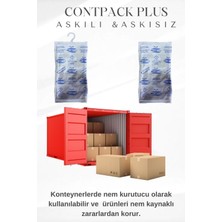 Contpack Plus Askılı Nem Alıcı Rutubet Engelleyici Konteyner Kurutucu 3 Adet 1140 Gr