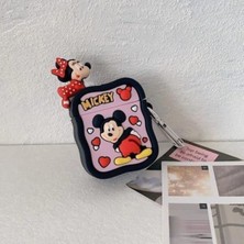 Iphone 1/2. Nesil Uyumlu Koruyucu Bluetooth Kulaklık Kılıfı  Mickey Mouse Figürlü