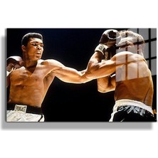 Marsilyan Ikonik Fotoğraflar,Spor Fotoğraflarları Yapay Zeka Destekli, 3d Dekoratif Baskı Cam Tablo 234