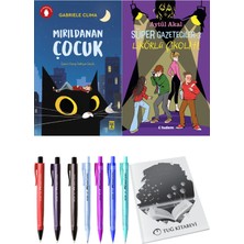 Süper Gazeteciler 3 Likörlü Çikolata ve Mırıldanan Çocuk 2'li Set - Kalem