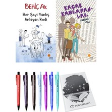 Kaçak Kahramanlar ve Her Şeyi Yanlış Anlayan Kedi 2li Set + Hediyeli