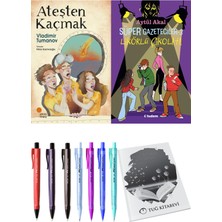 Süper Gazeteciler 3 Likörlü Çikolata ve Ateşten Kaçmak 2li Set + Hediyeli