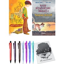 Kayıp Kitaplıktaki Iskelet 2 Yaşayan Ölüler ve 35 Kilo Tembel Teneke 2li Set + Hediyeli