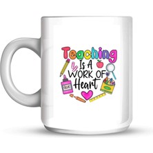 Hena Teaching Is A Work Of Heart Mug