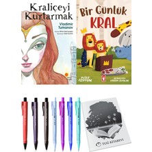Bir Günlük Kral ve Kraliçeyi Kurtarmak 2li Set + Hediyeli