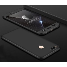 Mobify Xiaomi Mi 5x Kılıf 3 Parçalı Şık Patch Sert Silikon Kapak