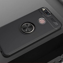 Mobify Xiaomi Mi 5x  Kılıf Yüzüklü Sağlam Esnek Ringo Silikon Kapak