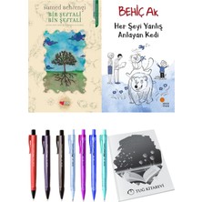 Her Şeyi Yanlış Anlayan Kedi ve Bir Şeftali Bin Şeftali 2li Set