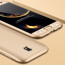 Mobify Samsung Galaxy J5 Pro Kılıf 3 Parçalı Şık Patch Sert Silikon Kapak