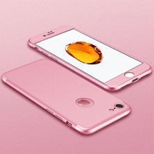 Mobify iPhone 8 Kılıf 3 Parçalı Şık Patch Sert Silikon Kapak