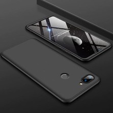 Mobify Xiaomi Mi 8 Lite Kılıf 3 Parçalı Şık Patch Sert Silikon Kapak