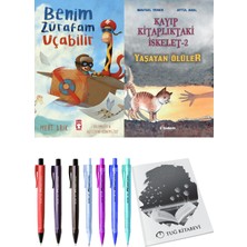 Kayıp Kitaplıktaki Iskelet 2 Yaşayan Ölüler ve Benim Zürafam Uçabilir 2li Set