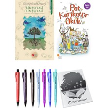 Pat Karikatür Okulu ve Bir Şeftali Bin Şeftali 2li Set