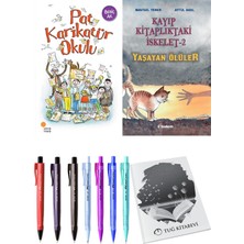 Kayıp Kitaplıktaki Iskelet 2 Yaşayan Ölüler ve Pat Karikatür Okulu 2li Set