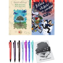 Babam Okulun En Çalışkanı ve Bir Şeftali Bin Şeftali 2li Set