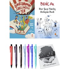 Her Şeyi Yanlış Anlayan Kedi ve Dinazorumun Saklandığı Yer 2li Set