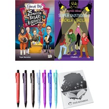 Süper Gazeteciler 3 Likörlü Çikolata ve 25 Muhteşem Başarı Hikayesi 2li Set