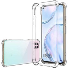Elsah Huawei P40 Lite Uyumlu Esnek Kalkan Şeffaf Köşelerde Darbelere Karşı Ultra Kalınlaştırılmış.