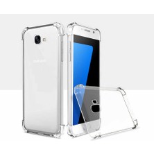 Elsah Samsung Galaxy J7 Prime Uyumlu Esnek Kalkan Şeffaf Köşelerde Darbelere Karşı Ultra Kalınlaştırılmış.