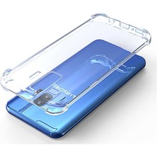 Elsah Samsung Galaxy A6 Plus 2018 Uyumlu Esnek Kalkan Şeffaf Köşelerde Darbelere Karşı Ultra Kalınlaştırılmış.