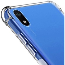 Elsah Xiaomi Redmi 7A Uyumlu Esnek Kalkan Şeffaf Köşelerde Darbelere Karşı Ultra Kalınlaştırılmış.