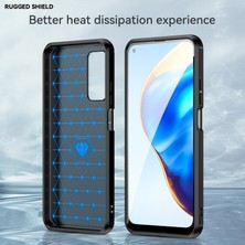 4U Sky 1.8mm Düşmeye Dayanıklı Karbon Fiber Fırçalanmış Doku Tpu Case Arka Cep Telefonu Kapağı Xiaomi Mi 10T 5G/10T Pro 5g-Siyah (Yurt Dışından)