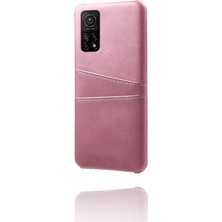 4U Sky Xiaomi Redmi K30S-ROSE Gold Için Çift Kart Yuvalı Pu Deri Kaplamalı Plastik Kasa (Yurt Dışından)