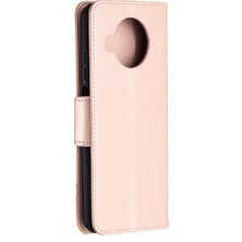 4U Sky Baskı Ler Desenli Cüzdan Standı Deri Kapak Için Xiaomi Redmi Note 9 Pro 5g-Rose Gold (Yurt Dışından)