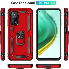 4U Sky Xiaomi Mi 10T Pro 5g/mi 10T 5g Kickstand Telefon Kapağı Için Armor Anti-Fall Hibrit Pc+Tpu Kabuk (Yurt Dışından)