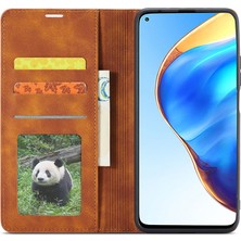 4U Sky Xiaomi Mi 10T 5g/mi 10T Pro 5g Fantasy Serisi Cüzdan Standı Tasarımlı Ten-Dokunmatik Deri Kılıf-Kahverengi (Yurt Dışından)