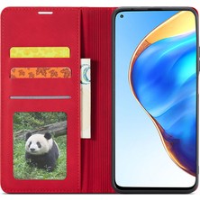 4U Sky Xiaomi Mi 10T 5g/mi 10T Pro 5g Fantasy Serisi Cüzdan Standı Tasarımlı Ten-Dokunmatik Deri Kılıf-Kırmızı (Yurt Dışından)