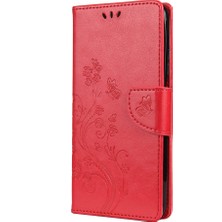 4U Sky Xiaomi Mi 10T Pro 5g/mi 10T 5g-Kırmızı Için Desen Baskı Tpu+Pu Deri Telefon Koruyucu (Yurt Dışından)