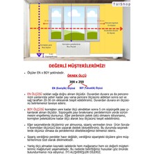 Tül Shop Profesyonel Işçilik Ağır Gramajlı Foldet Model 1/3 Sık Pileli Tül Perde