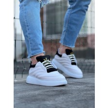 Wagoon WG094 Beyaz Siyah Erkek Casual Ayakkabı