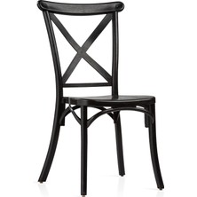 Just Home Cross Sandalye - Siyah