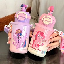 Mocho Pony Pauli Çocuk Isı Yalıtım Kabı 316 Paslanmaz Çelik Malzeme Çocuk Su Şişesi 500ML (Yurt Dışından)