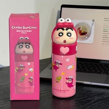 Mocho Crayon Shin-Chan Paslanmaz Çelik Çocuk Su Şişesi 350ML (Yurt Dışından)