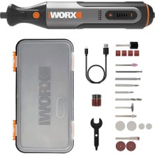 Worx WX106 8VOLT Kalem Tipi Devir Ayarlı Profesyonel Gravür Makinesi + 21 Parça Aksesuar