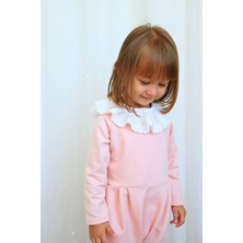Parla Kids Kız Çocuk Fisto Yakalı Uzun Kollu Çıtçıt Detaylı Salopet Tulum