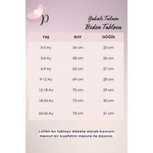 Parla Kids Kız Çocuk Fisto Yakalı Uzun Kollu Çıtçıt Detaylı Salopet Tulum