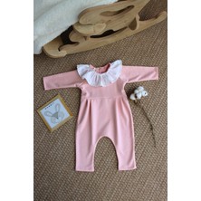 Parla Kids Kız Çocuk Fisto Yakalı Uzun Kollu Çıtçıt Detaylı Salopet Tulum