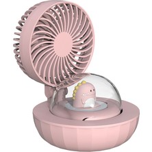 Mirror32 Sevimli Pet Taşınabilir Fan Mini Su Sprey Su Buharlı Vantilatör USB Dinozor Hava Humidificador Atmosfer Lambası ile Ev Ofis Için (Yurt Dışından)