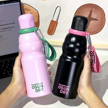 Cingo Taşınabilir Büyük Kapasiteli Paslanmaz Çelik Su Şişesi 520ML (Yurt Dışından)