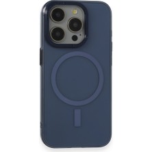 FUJİMAX Apple iPhone 15 Pro Kılıf Wireless Şarj Özellikli Metal Kamera Lens Çerçeli Sert Pc Anka Kapak