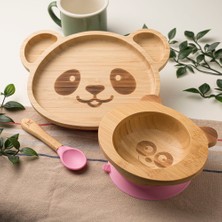 Mirabambino Panda Bambu Tabak Seti Sarı