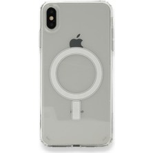 Prolysus Apple iPhone x Kılıf Magsafe Wireless Kablosuz Şarj Uyumlu Manyetik Şeffaf Kapak