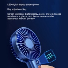 Mirror32 Mini Fan Taşınabilir Büyük Kapasiteli El USB Şarj Edilebilir 4 Dişli Fan Masaüstü Soğutucu Açık Soğutma Seyahat Pembe (Yurt Dışından)